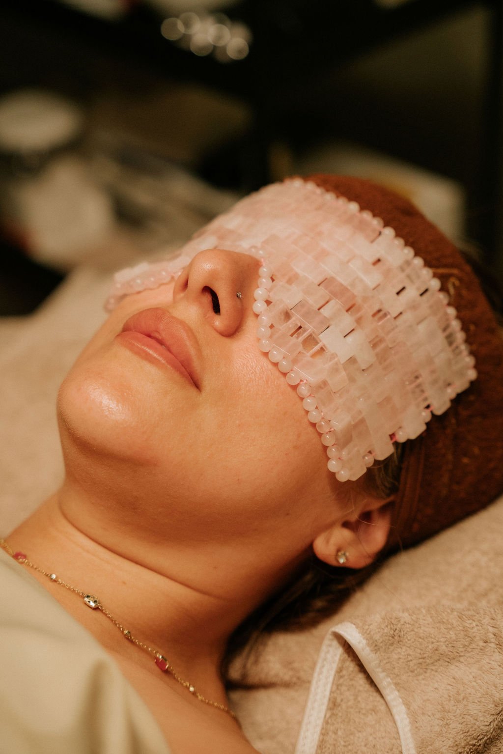Facial massage technique at Siam Ivory Spa